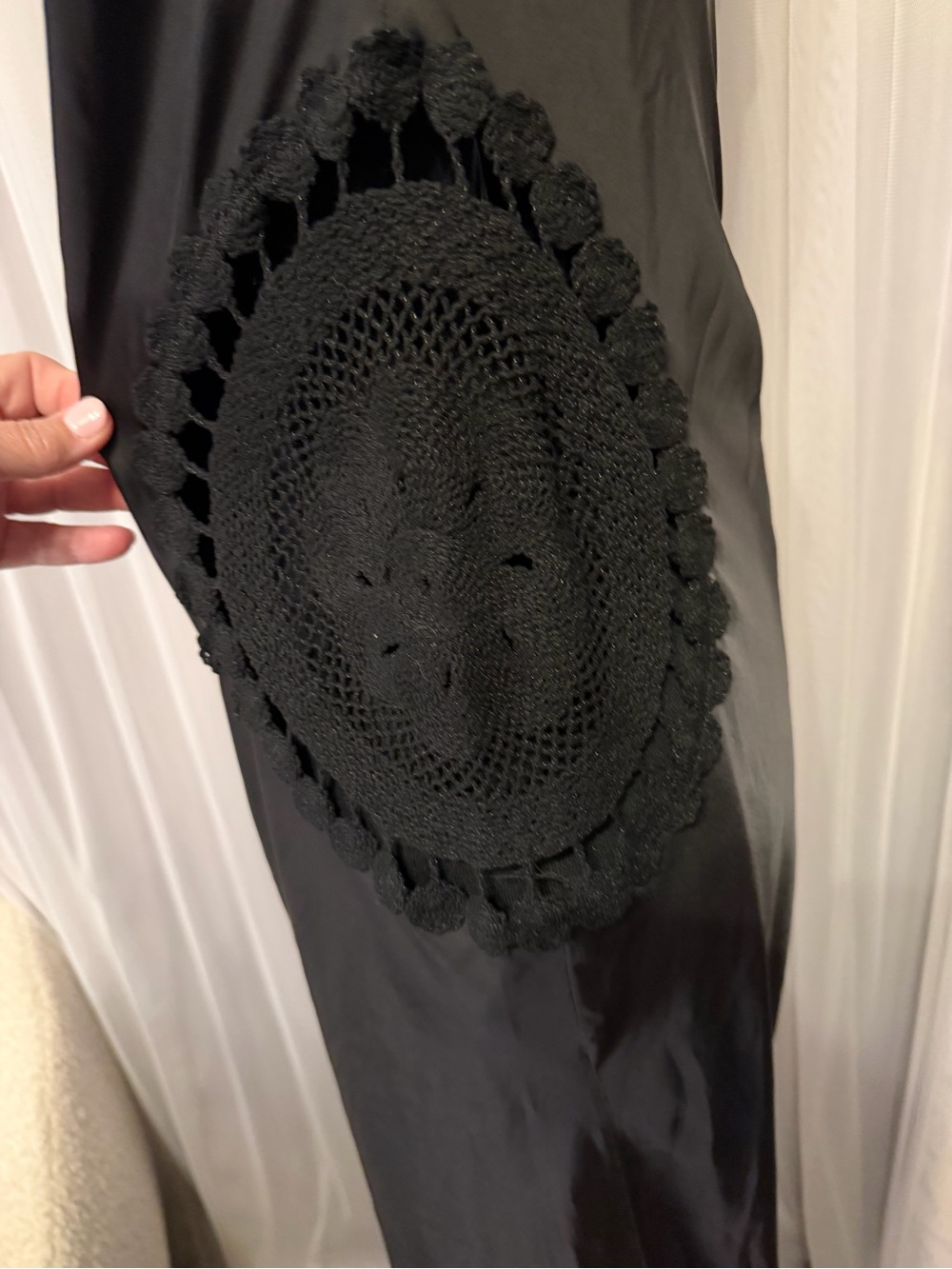 Meshki Black One-Shoulder Cutout Maxi Dress with Ring Detail - Picture 6 of 10